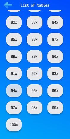 Math Tables with Practice - Screenshot 4