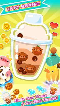 TeaCup Pig'Up: Bubble Tea Game - Screenshot 2