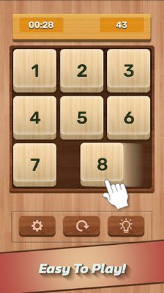 Number Blocks - Sliding puzzle - Screenshot 1