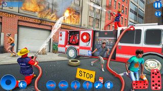 Police Firetruck firefighter - Screenshot 2