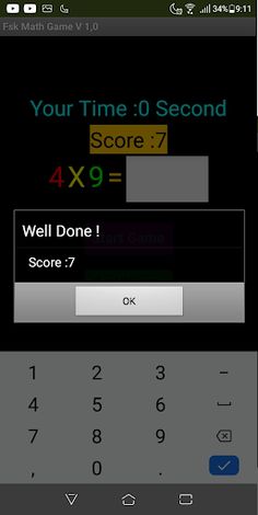 Math Game - Screenshot 4