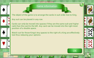 Aces + Spaces, card solitaire - Screenshot 3