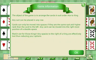 Aces + Spaces, card solitaire - Screenshot 3