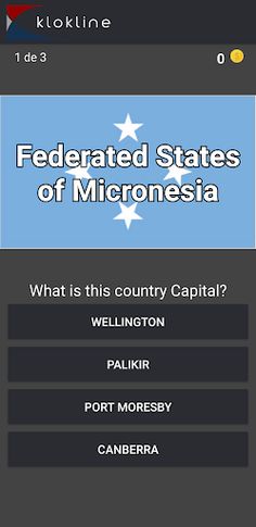 14 Oceania Capitals Challenge - Screenshot 2