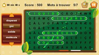 Mots mêlés scientifiques - Screenshot 2