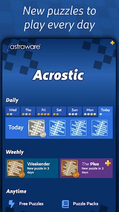 Astraware Acrostic - Screenshot 4