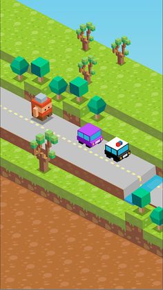 Blocky Road:Traffic Race - Screenshot 3