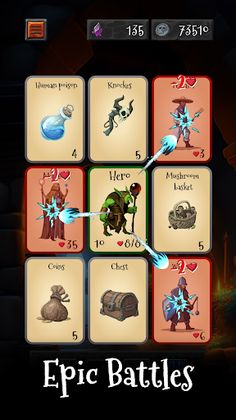 Goblins Dungeon: Card Battle - Screenshot 2
