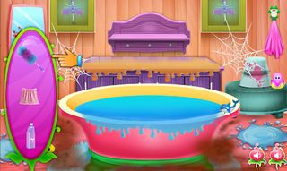 fast cleaning home room game - Screenshot 2