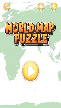 World Map Puzzle Game - Screenshot 1