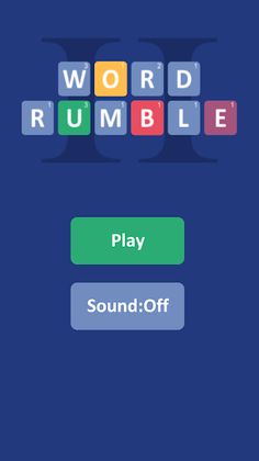 Word Rumble 2 - Puzzle Games - - Screenshot 1