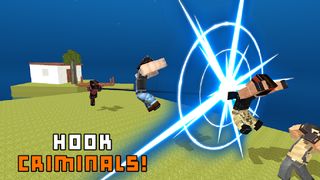 Dead Rope Ninja: Blocky City - Screenshot 3