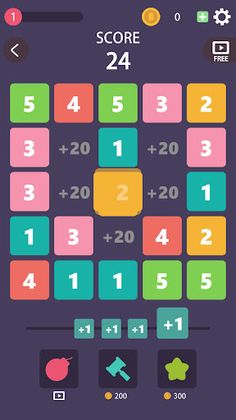 Merge Number-Merge Puzzle - Screenshot 1