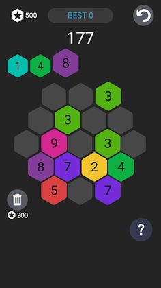 Exceed Hexagon Fun puzzle game - Screenshot 2