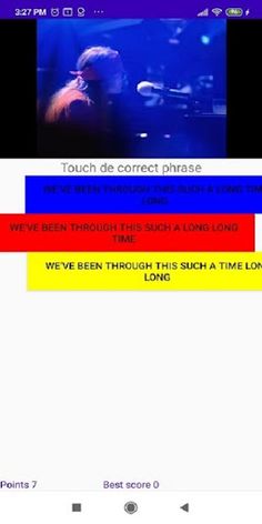 english lyrics challenge - Screenshot 1