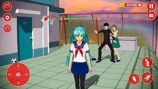Anime High School Romance Game - Screenshot 2