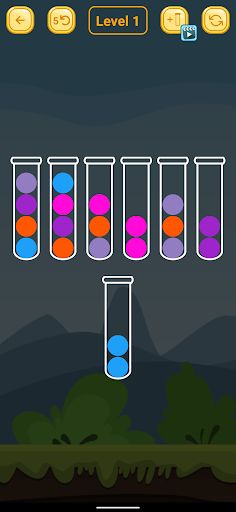 Bubble Sort Puzzle -Color Sort - Screenshot 4
