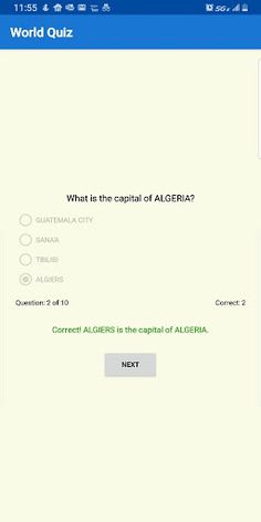 World Quiz - Screenshot 3
