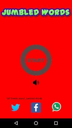Jumbled Words - Screenshot 1