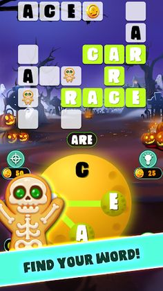 Word Cookie : Spooky WordCross - Screenshot 1