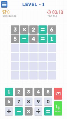 Mathematical Wordle - Screenshot 3