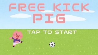 Free Kick Pig - Screenshot 1