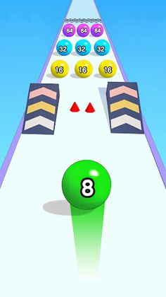 Ball Number Merge Games 3D - Screenshot 1
