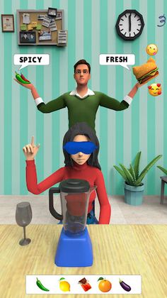 Yes or No, Food Prank Games 3D - Screenshot 1