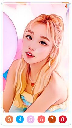 Gidle Paint by Number - Screenshot 2