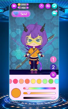 Cyberpunk Doll Dress Up Games - Screenshot 3