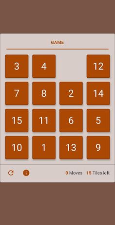 Super Slide Puzzle 15 Game - Screenshot 1