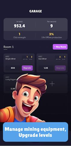 Coins Clicker: Idle Miner - Screenshot 3
