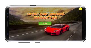 Sport Car Driving Simulation f - Screenshot 1