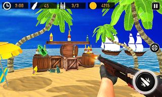 Bottle Shoot Game Gun Shooting - Screenshot 2