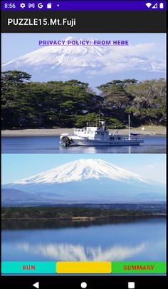 PUZZLE15.Mt.Fuji - Screenshot 1