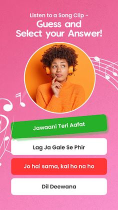 GaanaP - Bollywood Music Games - Screenshot 3