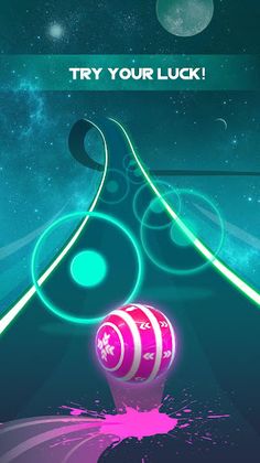 Dancing Neon Ball: Rush Road - Screenshot 1
