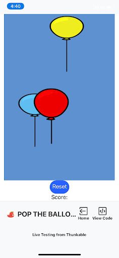 Pop the balloon - Screenshot 1