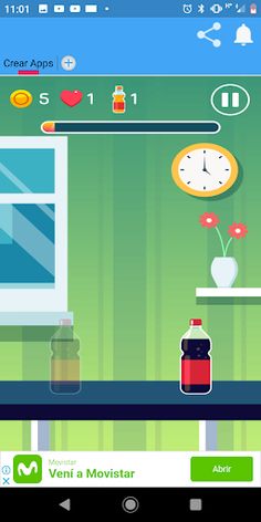 Flip the botlle, voltear la bo - Screenshot 1