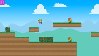 Villagers vs Robots Run - Screenshot 1