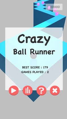Crazy Ball Runner - Screenshot 1