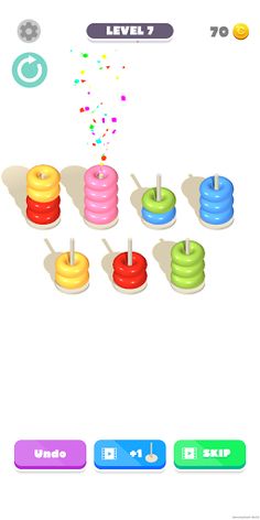 Hoop Puzzle: Color Stack Sort - Screenshot 4
