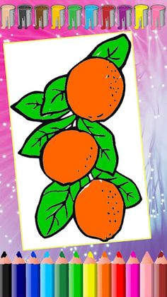 Fruits and Vegetables Coloring - Screenshot 2