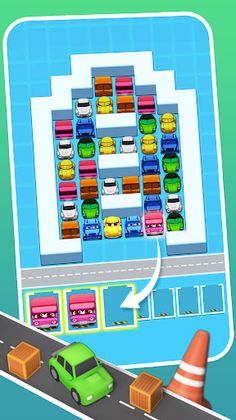 Merge Car Jam - 3D Parking Jam - Screenshot 1