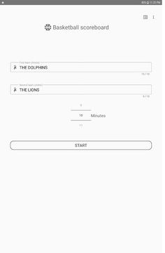 Basketball scoreboard - Screenshot 2