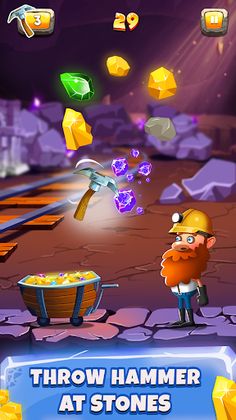 Captain Gold - Mining Game - Screenshot 3
