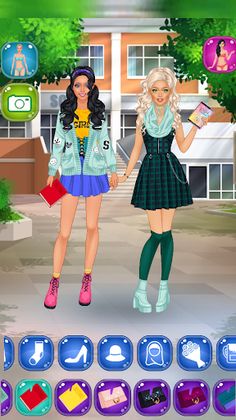 High School BFF Dress up - Screenshot 1