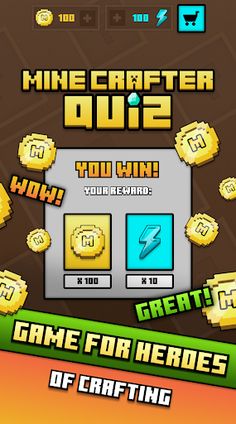 Mine-Crafter Quiz: Recipe Grid - Screenshot 1