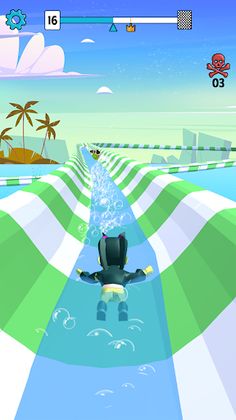 Aqua Slide Water PlayFun Race - Screenshot 3