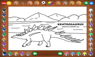 Coloring Book 2: Dinosaurs - Screenshot 3
